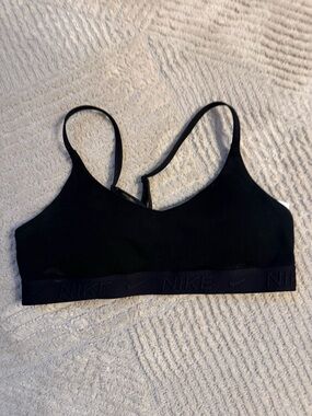 Nike Black Girls Minimalist Strappy Sports Bra